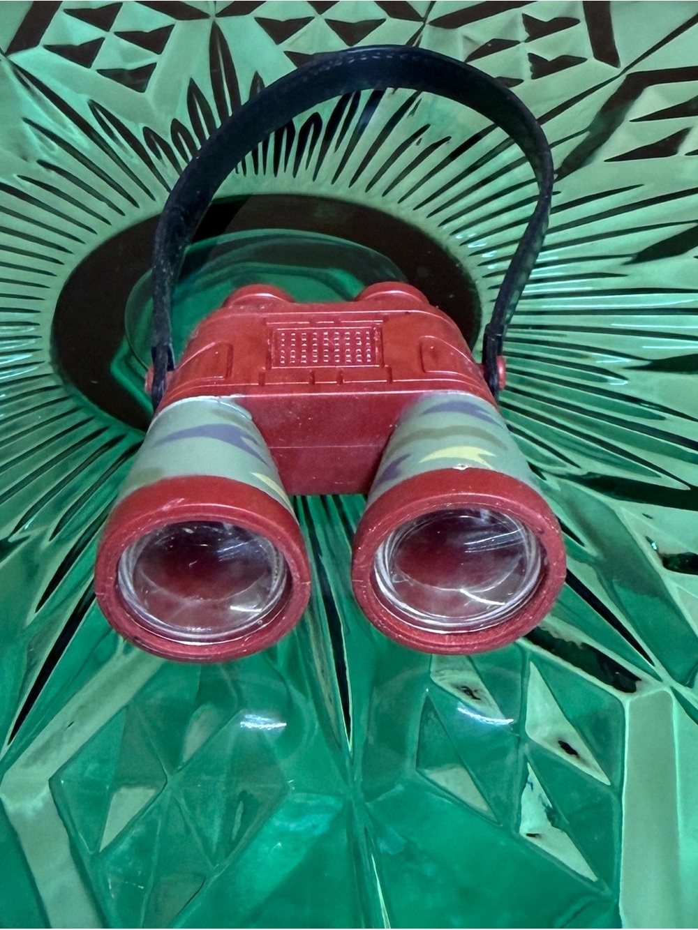 Vintage 1960s/1970s GI Joe Red Binoculars 1:6 Scale Accessory Hasbro Original